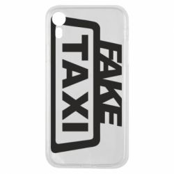 Чехол для iPhone XR Fake Taxi - PrintSalon
