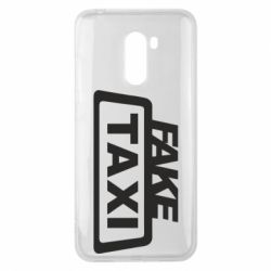 Чехол для Xiaomi Pocophone F1 Fake Taxi - PrintSalon