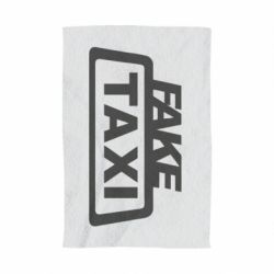 Полотенце с принтом Fake Taxi - PrintSalon