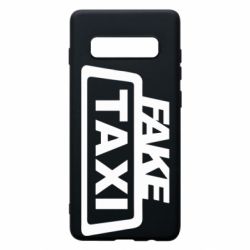 Чехол для Samsung S10+ Fake Taxi - PrintSalon