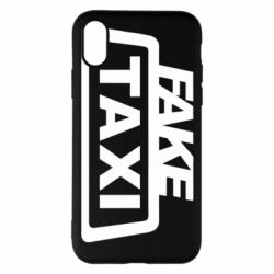 Чехол для iPhone X/Xs Fake Taxi - PrintSalon