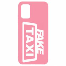 Чехол для Samsung A02s/M02s Fake Taxi - PrintSalon