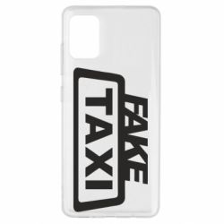 Чехол для Samsung A51 Fake Taxi - PrintSalon