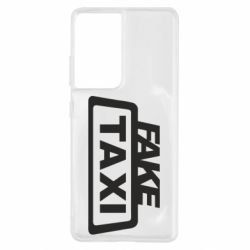 Чехол для Samsung S21 Ultra Fake Taxi - PrintSalon