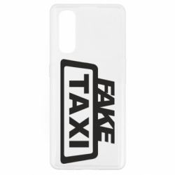 Чехол для Oppo Find X2 Fake Taxi - PrintSalon