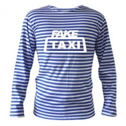 Тельняшка с длинным рукавом Fake Taxi - PrintSalon
