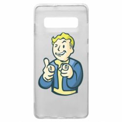 Чехол для Samsung S10+ Fallout 4 Boy - PrintSalon