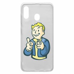 Чехол для Samsung A20 Fallout 4 Boy - PrintSalon