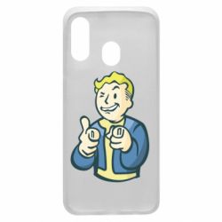Чехол для Samsung A40 Fallout 4 Boy - PrintSalon