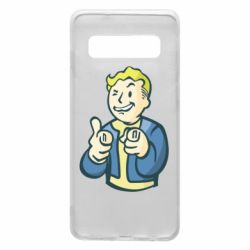 Чехол для Samsung S10 Fallout 4 Boy - PrintSalon