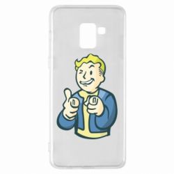 Чехол для Samsung A8+ 2018 Fallout 4 Boy - PrintSalon
