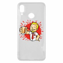 Чехол для Huawei P Smart Plus 2018 Fallout  boy blood - PrintSalon