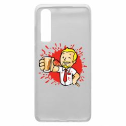 Чехол для Huawei P30 Fallout  boy blood - PrintSalon