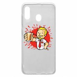 Чехол для Samsung A20 Fallout  boy blood - PrintSalon