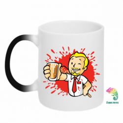 Чашка-хамелеон Fallout  boy blood