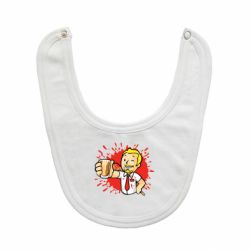 Слюнявчик  Fallout  boy blood - PrintSalon