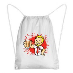 Рюкзак-мешок Fallout  boy blood - PrintSalon