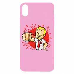 Чехол для iPhone X/Xs Fallout  boy blood - PrintSalon