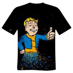 Мужская футболка 3D Fallout Shelter Art-PrintSalon Мужская футболка 3D Fallout Shelter Art