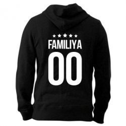Мужское худи Фамилия и номер - PrintSalon