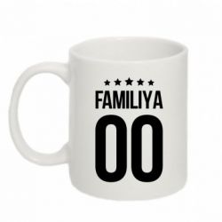 Чашка 320ml Фамилия и номер