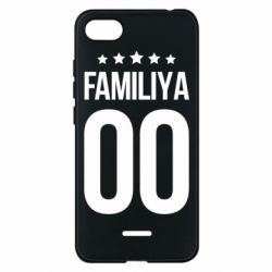 Чехол для Xiaomi Redmi 6A Фамилия и номер - PrintSalon