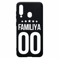 Чехол для Samsung A60 Фамилия и номер - PrintSalon