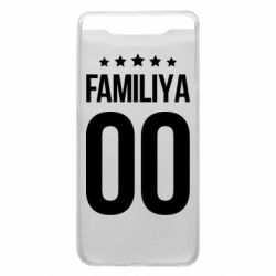 Чехол для Samsung A80 Фамилия и номер - PrintSalon