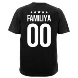 Мужская футболка  с V-образным вырезом Фамилия и номер - PrintSalon