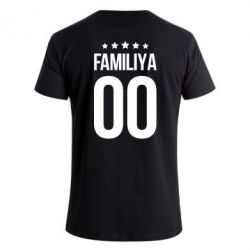 Мужская футболка премиум Фамилия и номер - PrintSalon