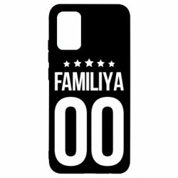 Чехол для Samsung A02s/M02s Фамилия и номер - PrintSalon