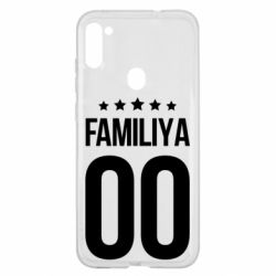 Чехол для Samsung A11/M11 Фамилия и номер - PrintSalon
