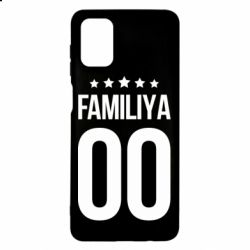 Чехол для Samsung M51 Фамилия и номер - PrintSalon