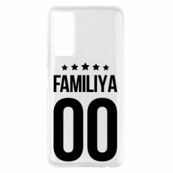 Чехол для Huawei P Smart 2021 Фамилия и номер - PrintSalon