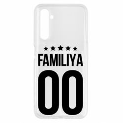 Чехол для Realme 6 Фамилия и номер - PrintSalon