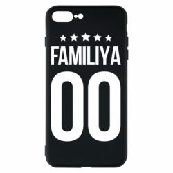 Чехол для iPhone 8 Plus Фамилия и номер - PrintSalon