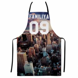 Фартух з 3D принтом Прізвище номер Нью-Йор-PrintSalon Фартух з 3D принтом Прізвище номер Нью-Йор