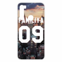 Чехол для Xiaomi Redmi Note 8 Фамилия номер Нью-Йорк - PrintSalon