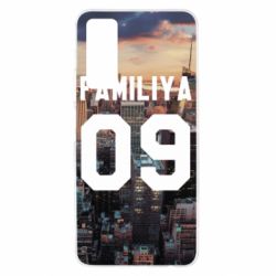 Чехол для Huawei P Smart 2021 Фамилия номер Нью-Йорк - PrintSalon