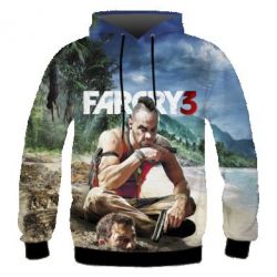 Мужское 3D худи Far cry 3 Vaas Montenegro-PrintSalon Мужское 3D худи Far cry 3 Vaas Montenegro