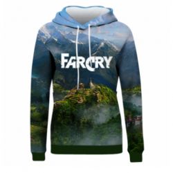 Женское 3D худи Far Cry and game background - PrintSalon