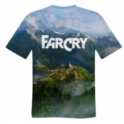 Мужская футболка 3D Far Cry and game background - PrintSalon