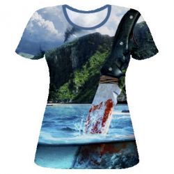 Женская футболка 3D Far Cry Battlefield