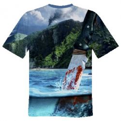 Мужская футболка 3D Far Cry Battlefield-PrintSalon Мужская футболка 3D Far Cry Battlefield