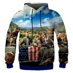 Мужское 3D худи Far Cry V-PrintSalon Мужское 3D худи Far Cry V