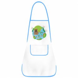 Фартук Капибара в воде - PrintSalon