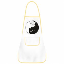 Фартук Cute yin yang cats - PrintSalon