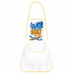 Фартук Горящий гербу Украины - PrintSalon