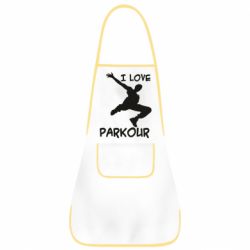 Фартук I love parkour - PrintSalon