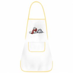 Фартук Кот Саймона Зима - PrintSalon